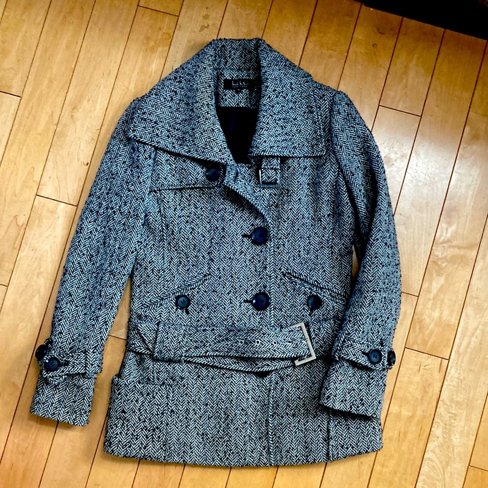 Nicole Miller wool blend winter coat